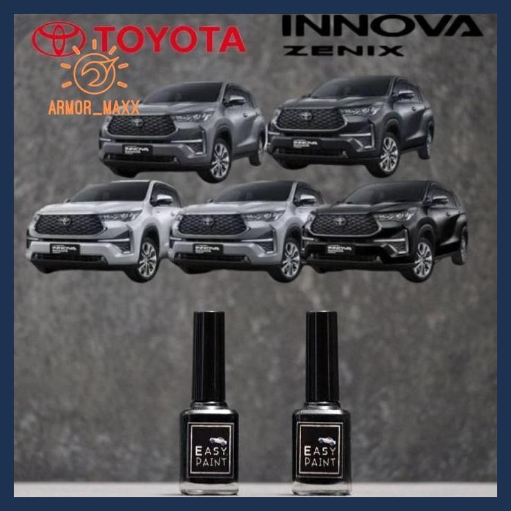 Cat Oles Mobil Black Silver Grey White Toyota Innova Zenix Hitam Putih