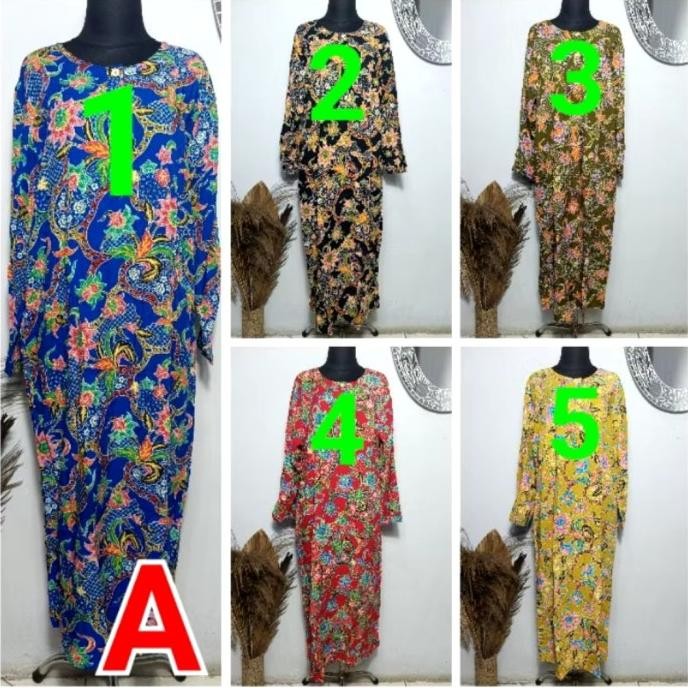Promo Daster Longdress Kencana Ungu Label Merah Lengan Panjang Ld 100 Vol.2