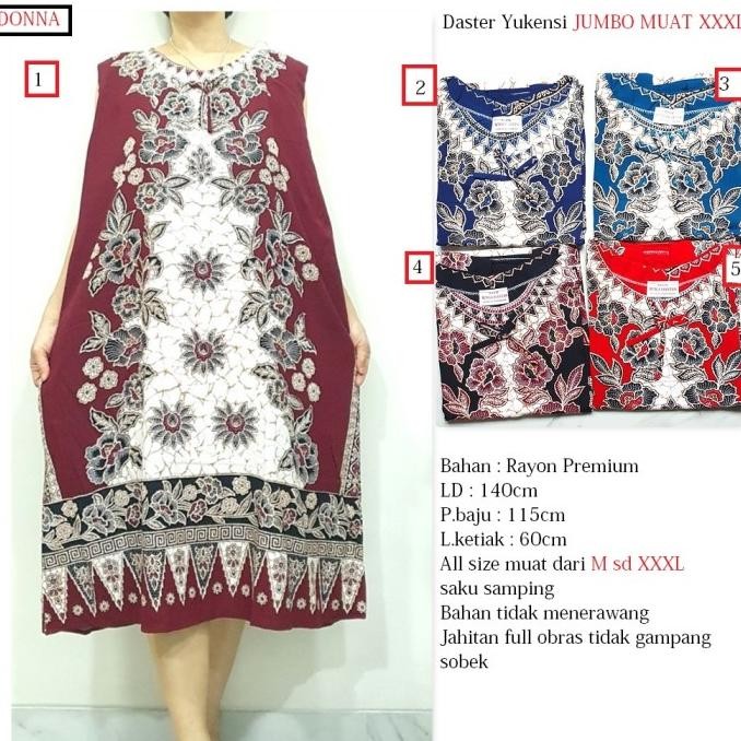 Murah Daster Batik Yukensi Super Jumbo