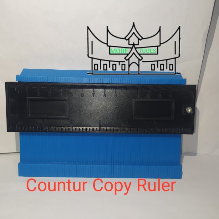 

Countur Copy Ruler 6 inci / Penggaris Pengukur Copy Tukang Kayu Plapon
