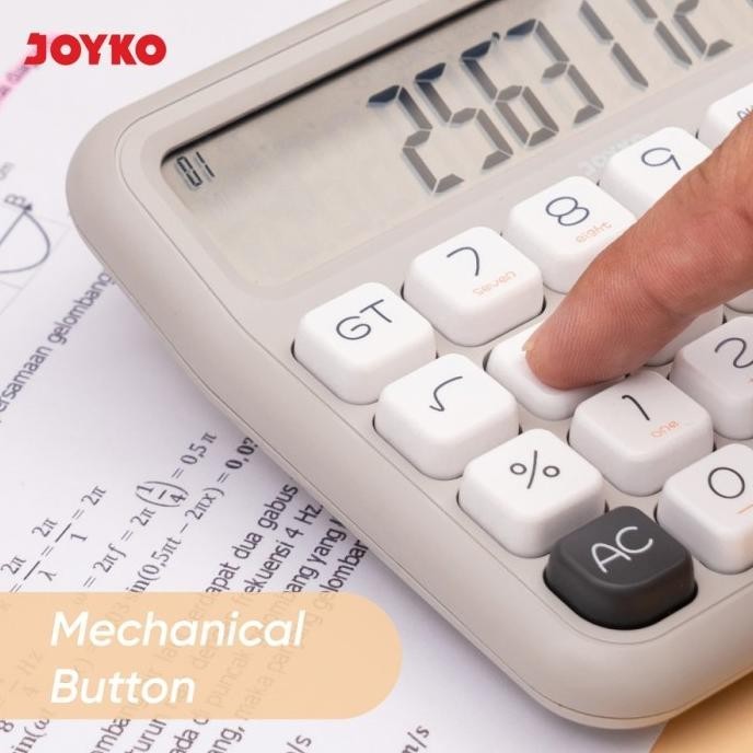 

KALKULATOR MECHANICAL BUTTON JOYKO CC_63BCO / CALCULATOR BIG DISPLAY
