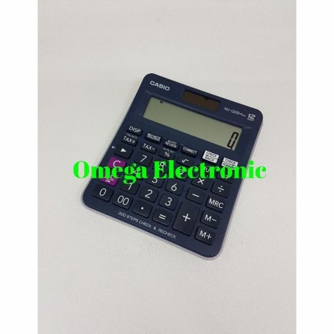 

CASIO DESKTOP MJ-120D PLUS - KALKULATOR MEJA OFFICE CHECK CORRECT MJ