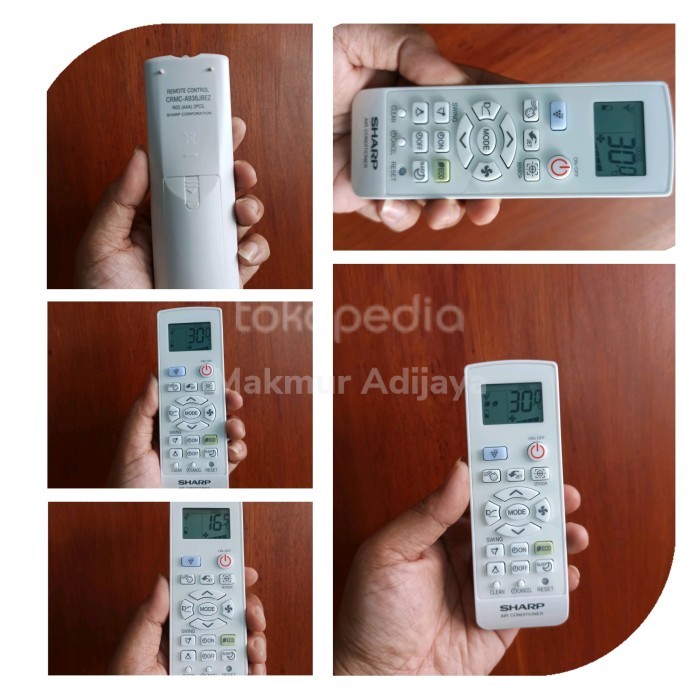 Remot AC Sharp J-TECH Inverter Original CRMC-A936JBEZ