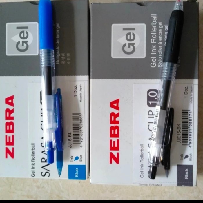 

pulpen zebra sarasa 1.0 mm