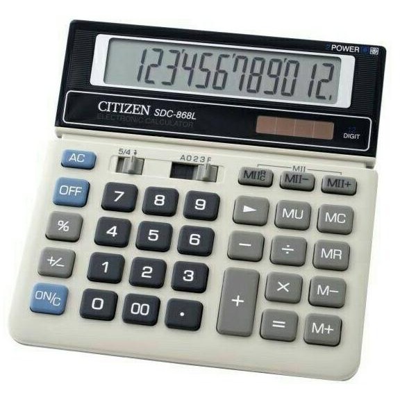 

KALKULATOR CITIZEN 868L