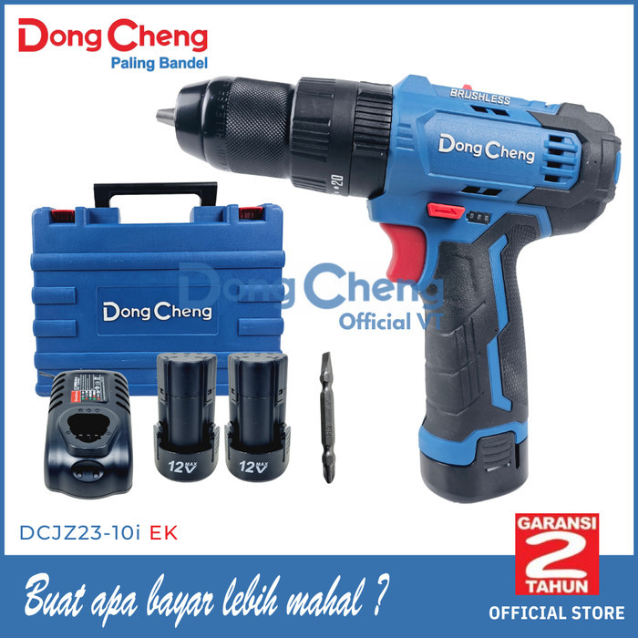DongCheng DCJZ23-10i EK DCJZ23-10i Brushless Impact Drill Bor Cordless 12V