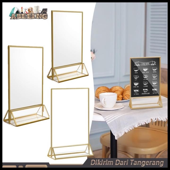 

Stand Akrilik Tempat Brosur Akrilik Tent Card Holder Portrait T