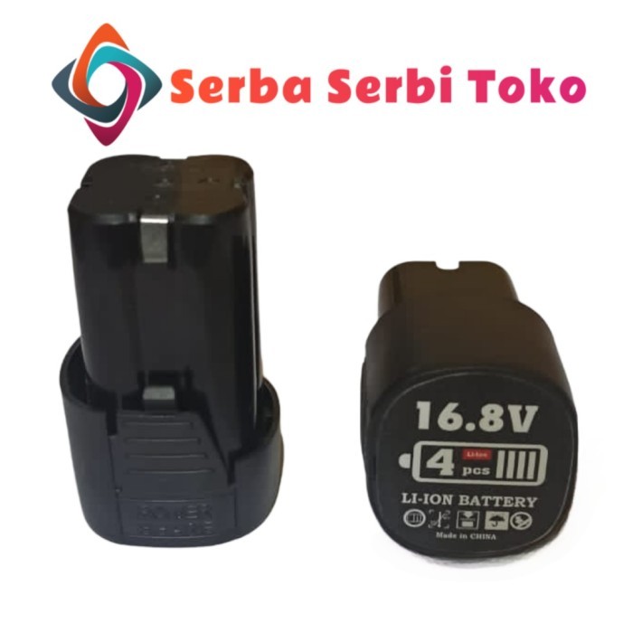 BATERAI MESIN BOR CORDLESS 16.8VOLT LI-ION BATRE 16.8V LI-ION AST MUKETE JLD HILDA XENNON