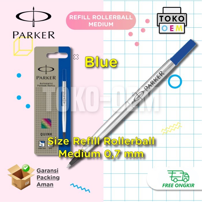 

Parker Original Refill Rollerball Signpen Isi Ulang Pena Ukuran Medium 0.7 Mm