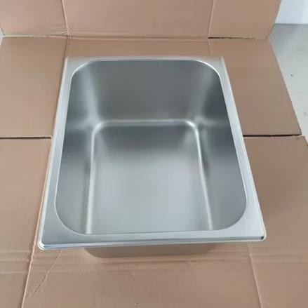 Wajan Baskom Kotak Segi Peggorengan Kentang Chicken Stainless Steel 26x16x10cm