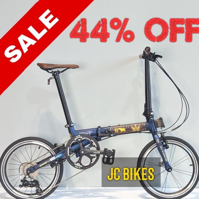 Sepeda Lipat Element Camp Hazy 9s Sulawesi TORAJA 16in Alloy Jangkrik JS88