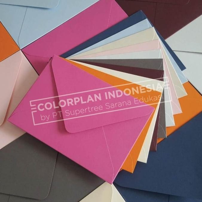 

Amplop Colorplan 135gsm A5-229 x 162 mm (1 Pack isi 10 Pcs)