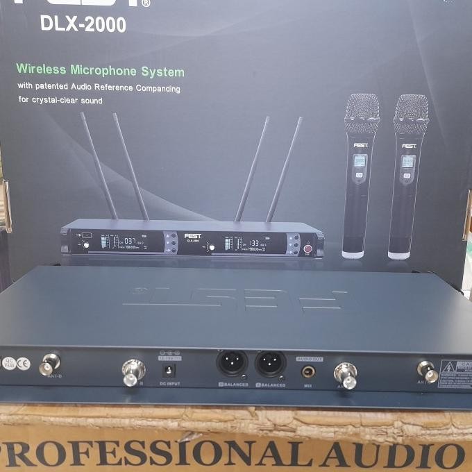 Sale Mic Wireless Fest Dlx 2000 Headset Clip  On/ Jepit Original