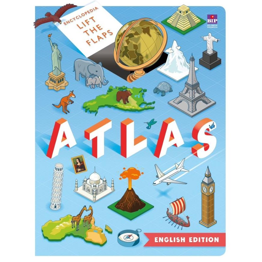 

New Gramedia Buku Encyclopedia Lift The Flaps Atlas (English Edition)