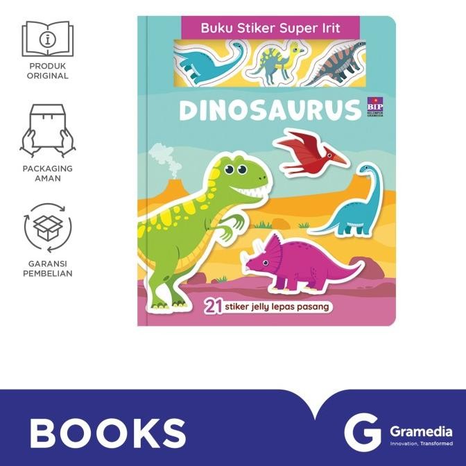 

New Gramedia BUKU STIKER SUPER IRIT: DINOSAURUS