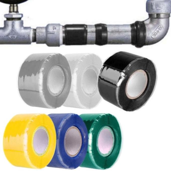 

LAKBAN PIPA BOCOR ISOLASI PIPA LEDENG LEM SEAL TAPE 2.5X300 CM BLACK ASLI