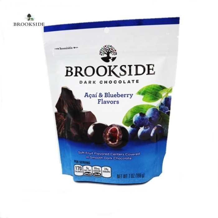 

Coklat BROOKSIDE Dark Chocolate Acai & Blueberry 198gram - Enak Murah