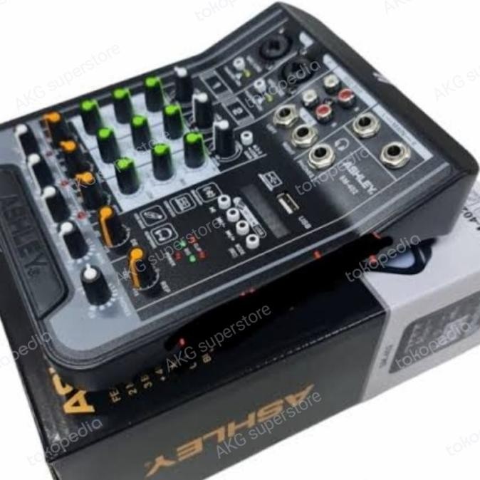 Promo Mixer Ashley Sm402 Original Bluetooth, Soundcard