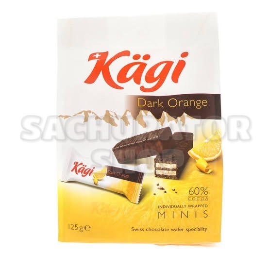 

Kagi Chocolate Mini Bag Dark Orange Choco Wafer 125 gr