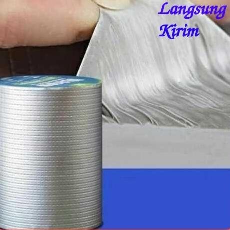 

TAFFWARE KYTO LAKBAN ALUMINUM FOIL BUTYL 5M LS549 - SILVER - 30CM X 5M ASLI