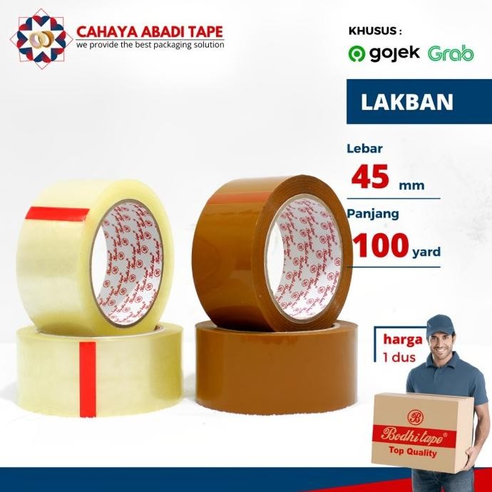 

LAKBAN 45 MM X 100 YARD ASLI