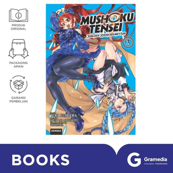 

New Gramedia Buku Mushoku Tensei - Jobless Reincarnation 3 (Rifujin Na Magonote)