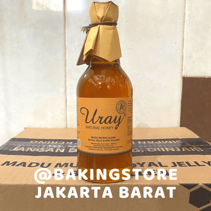 

Madu Uray Grade A+ Natural Honey 100% Madu Lebah Alami 450gr