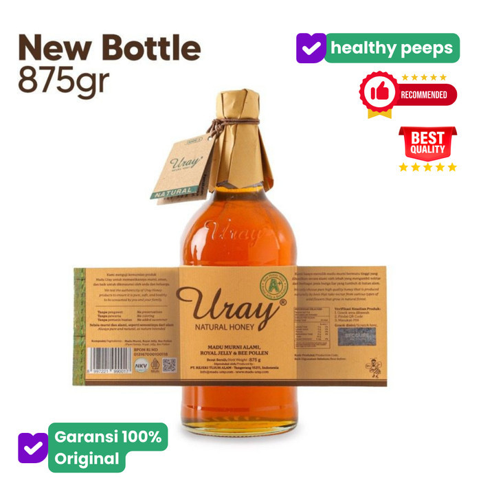 

Madu uray with bee pollen & royal jelly murni asli hutan nusantara
