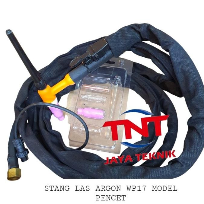 Tersedia Stang Las Argon Wp17 Switch / Tig Torch Stang Las Argon Wp 17 Switch