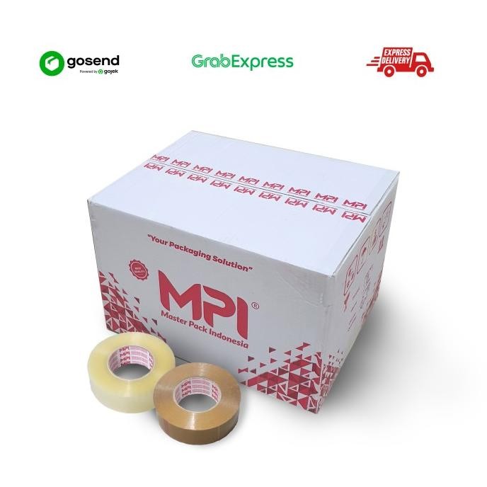 

LAKBAN BENING - LAKBAN COKELAT 45 MM X 300 YARD MPI 1 DUS ISI 36 ROLL ASLI