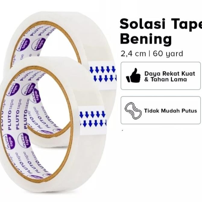 

LAKBAN BENING / DUS (144PC) 24 MM X 60 YARD ASLI