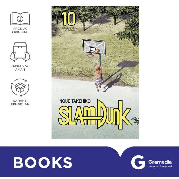 

New Gramedia Buku Komik Slam Dunk New Edition 10 (Takehiko Inoue)