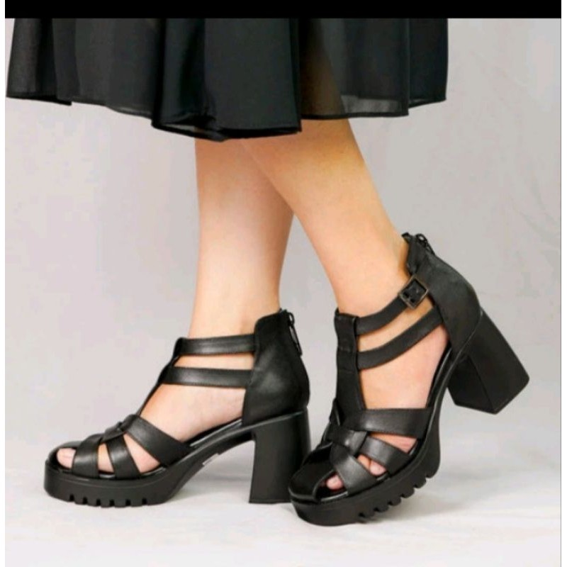 SEPATU SANDAL WANITA KULIT/SEPATU SANDAL PESTA POLLUX AY24