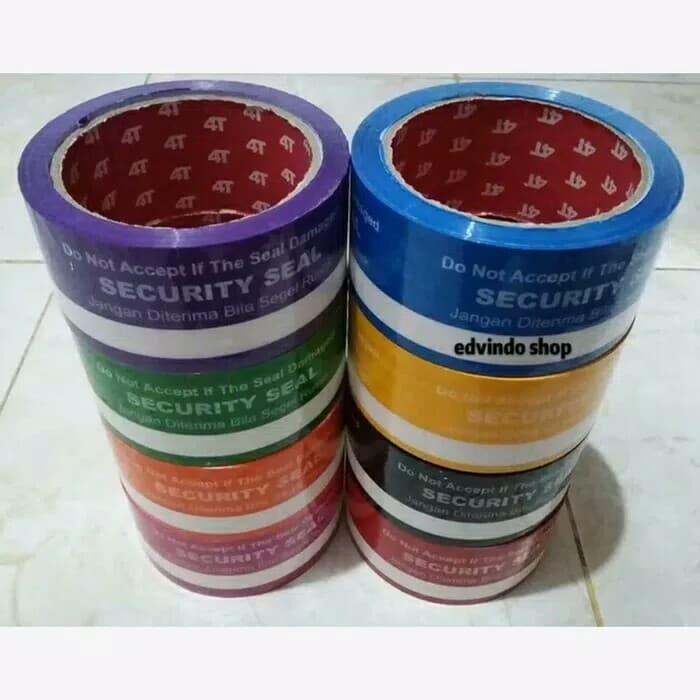 

Double Tape Lakban Printing / Security Seal 4T "Jangan Diterima Bila Segel Rusak