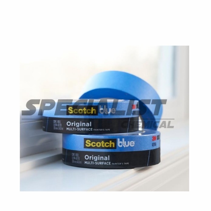 

Terbatas..! Masking Tape 3M 2090 Biru - Scotch Blue Painter Tape 25Mm X 50M