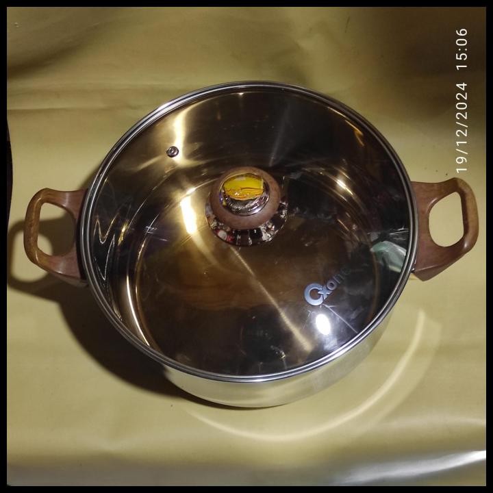 CASSEROLE SET TUTUP 24CM STAINLESS STEEL OXONE OX911 PANCI WAJAN PENGGORENGAN PANCI SUSU ORIGINAL