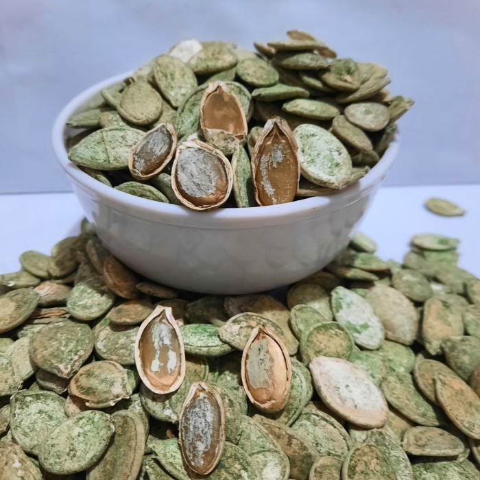

KUACI GREEN TEA ATAU BIJI LABU 500GRAM