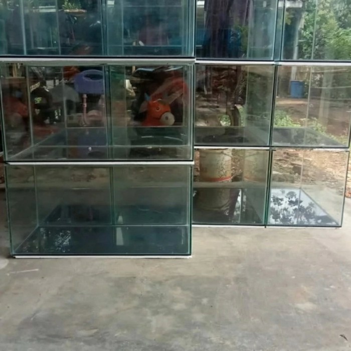 aquarium 60*30*30 full 8mm aquarium polos aquarium kaca