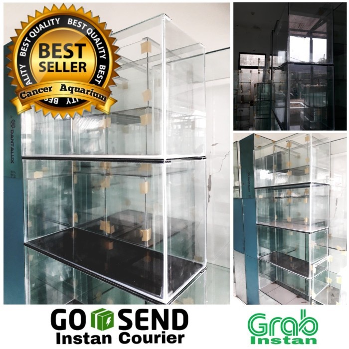 Aquarium Kaca 75x30x40