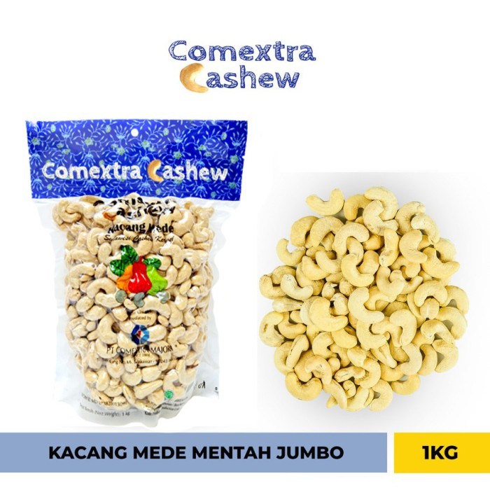 

KACANG MEDE MENTAH JUMBO 1KG - SULAWESI CASHEW KERNEL KACANG METE