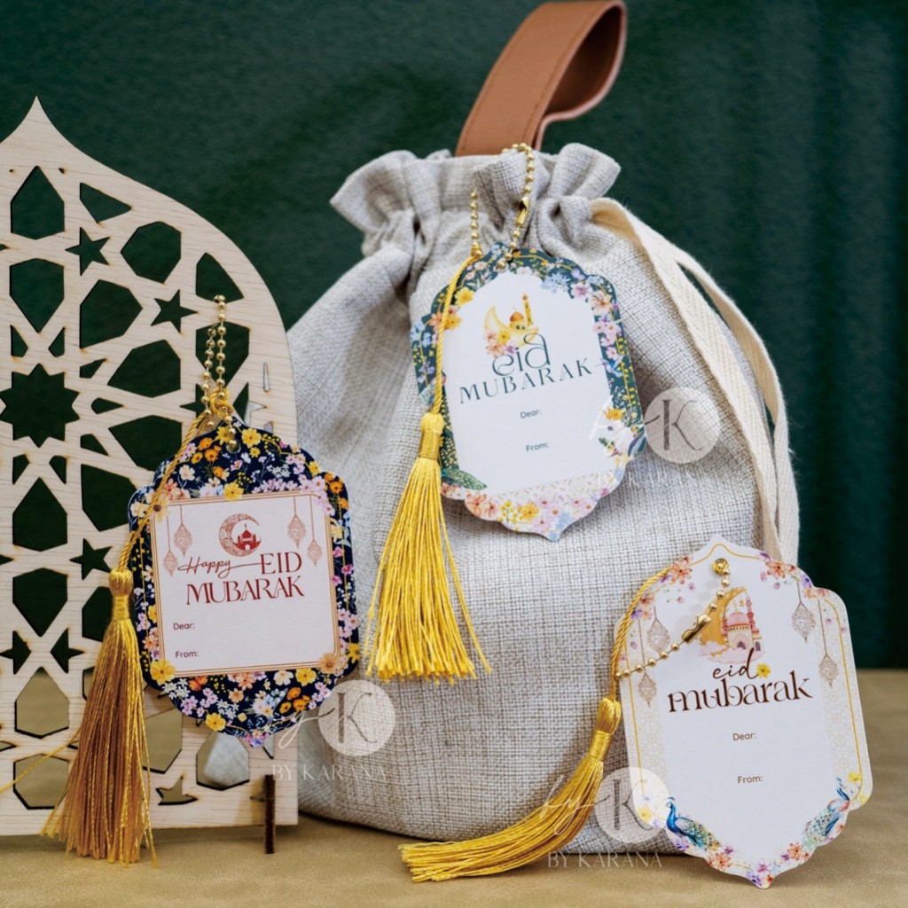

[20 Pcs][Design 2025] Hangtag Lebaran / Kartu Ucapan Idul Fitri / Kartu Lebaran