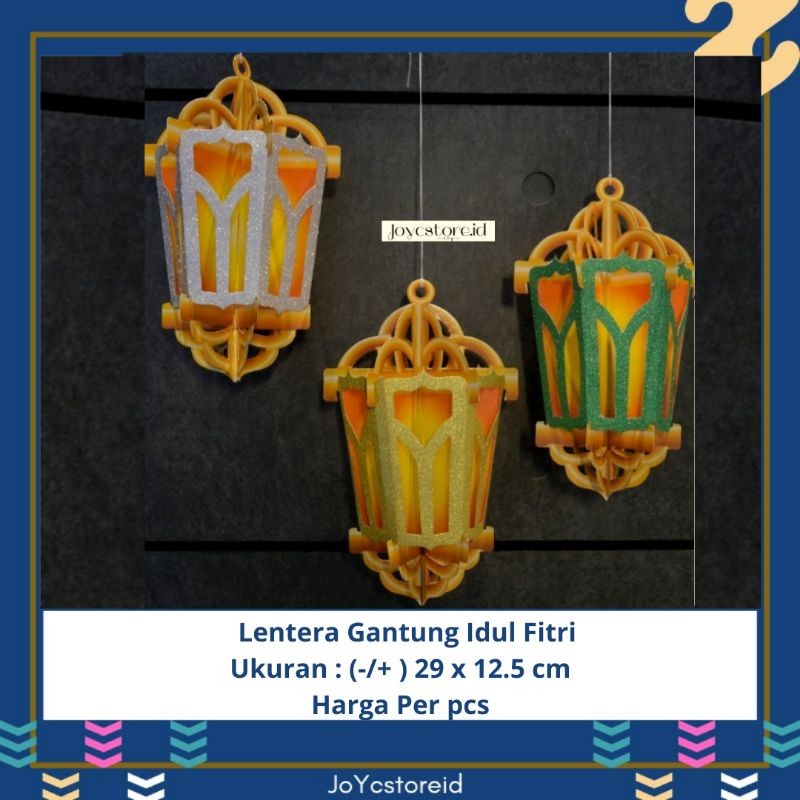 

Lentera Idul Fitri 3D Garland Idul Fitri Lampion Idul Fitri / Hiasan Gantung Idul Fitri / Hiasan