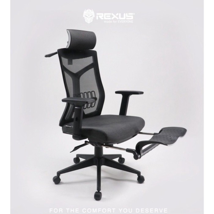 Rexus NC1 Max / NC-1 Max Ergonomic Office Chair With Footrest