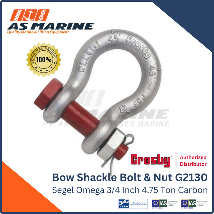 TERBARU Crosby Shackle Omega G2130 3/4 Inch