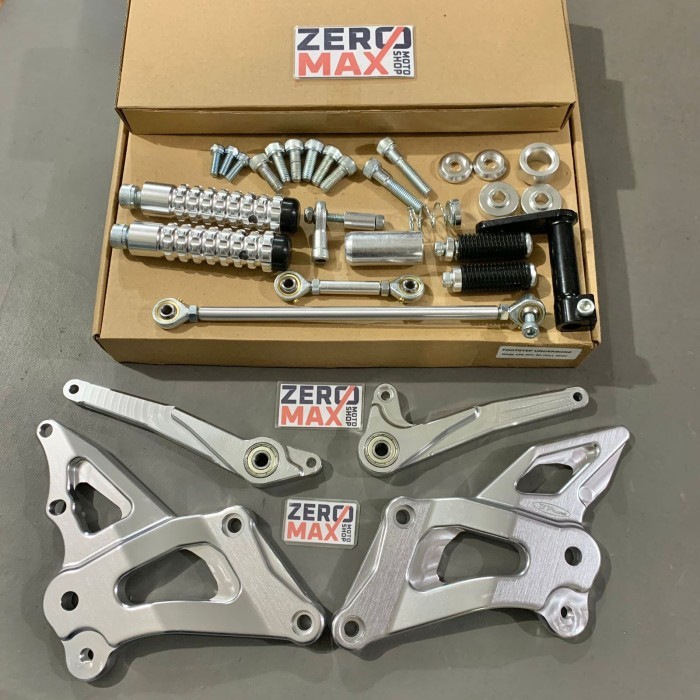 Step Underbone Footstep Bpro Silver 3D Ninja 150Rr 150R 150 Rr R 150