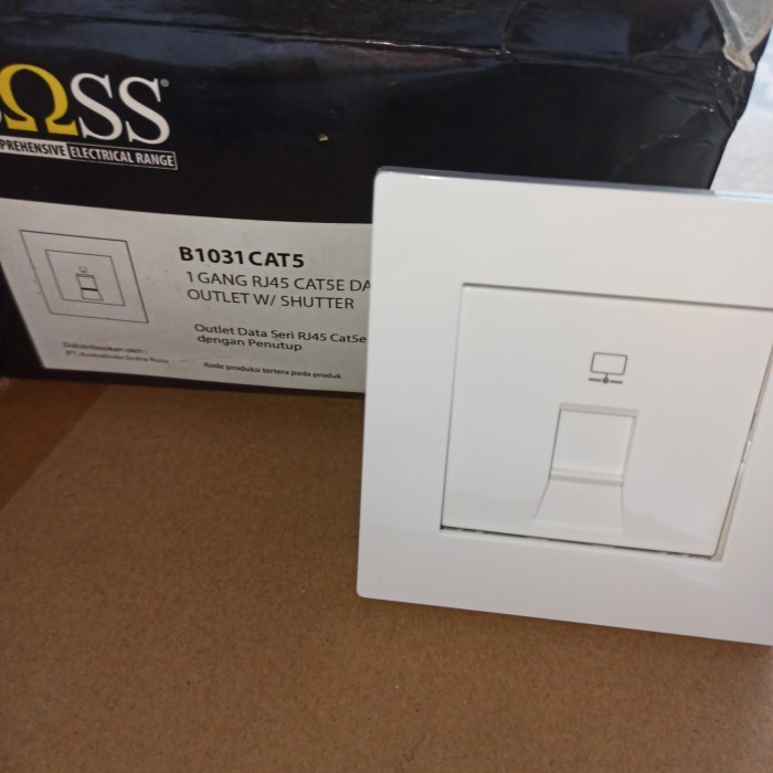 stop data cat 5 B1031 BOSS / outlet RJ45 CAT5E Data BOSS