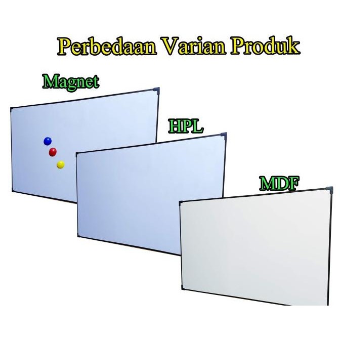 

Papan Tulis 60 X 100 Cm Whiteboard Magnet Dan Non Magnet Original Dan Terpercaya