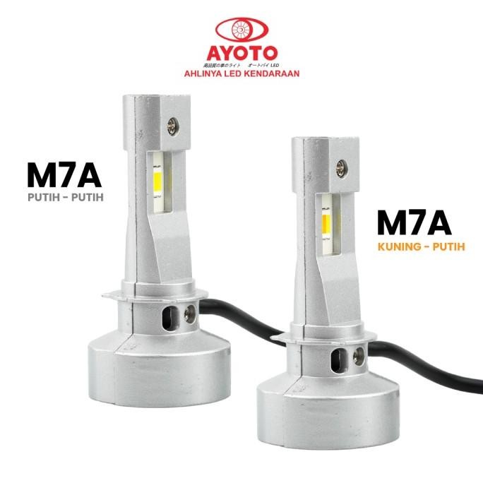 Lampu Led Motor Matic Bebek Ayoto M7A Hi Low Ac Dc Watt 38+38