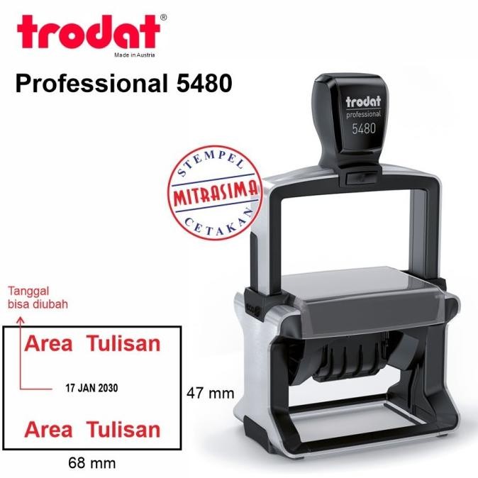 

Sale Stempel Trodat 5480 - Trodat Professional Model Persegi Dengan Tanggal