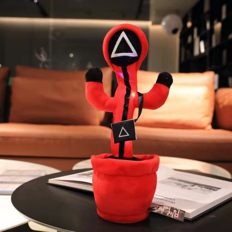 Gratis Ongkir Dancing Cactus Model Squid Game Viral - Kaktus Joget Boneka Squid Game